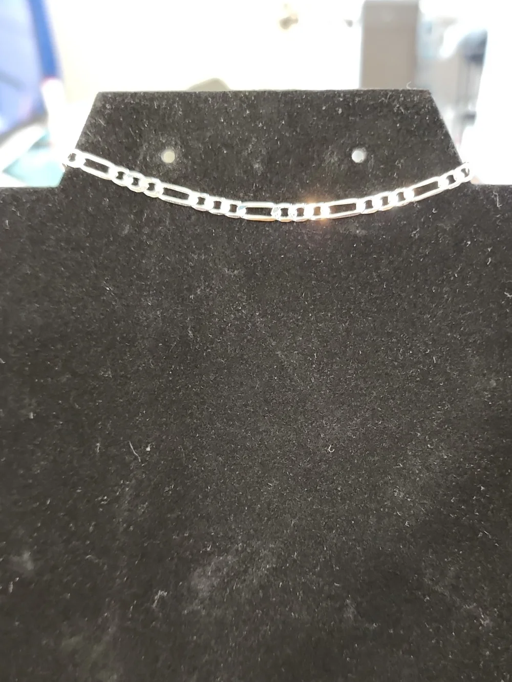 Fashionable, Elegant Men's 925 Sterling Silver Figaro Chain Necklace & Bracelet